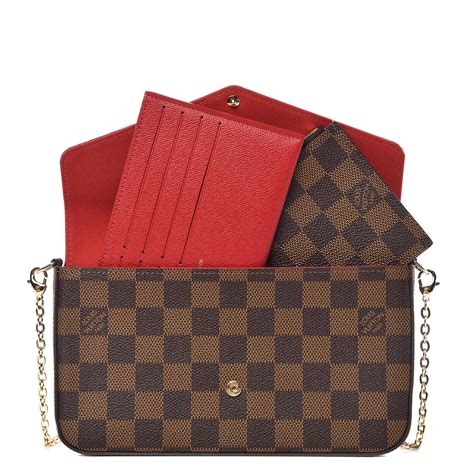 louis vuitton pochette félicie damier ebène|louis vuitton artsy damier ebene.